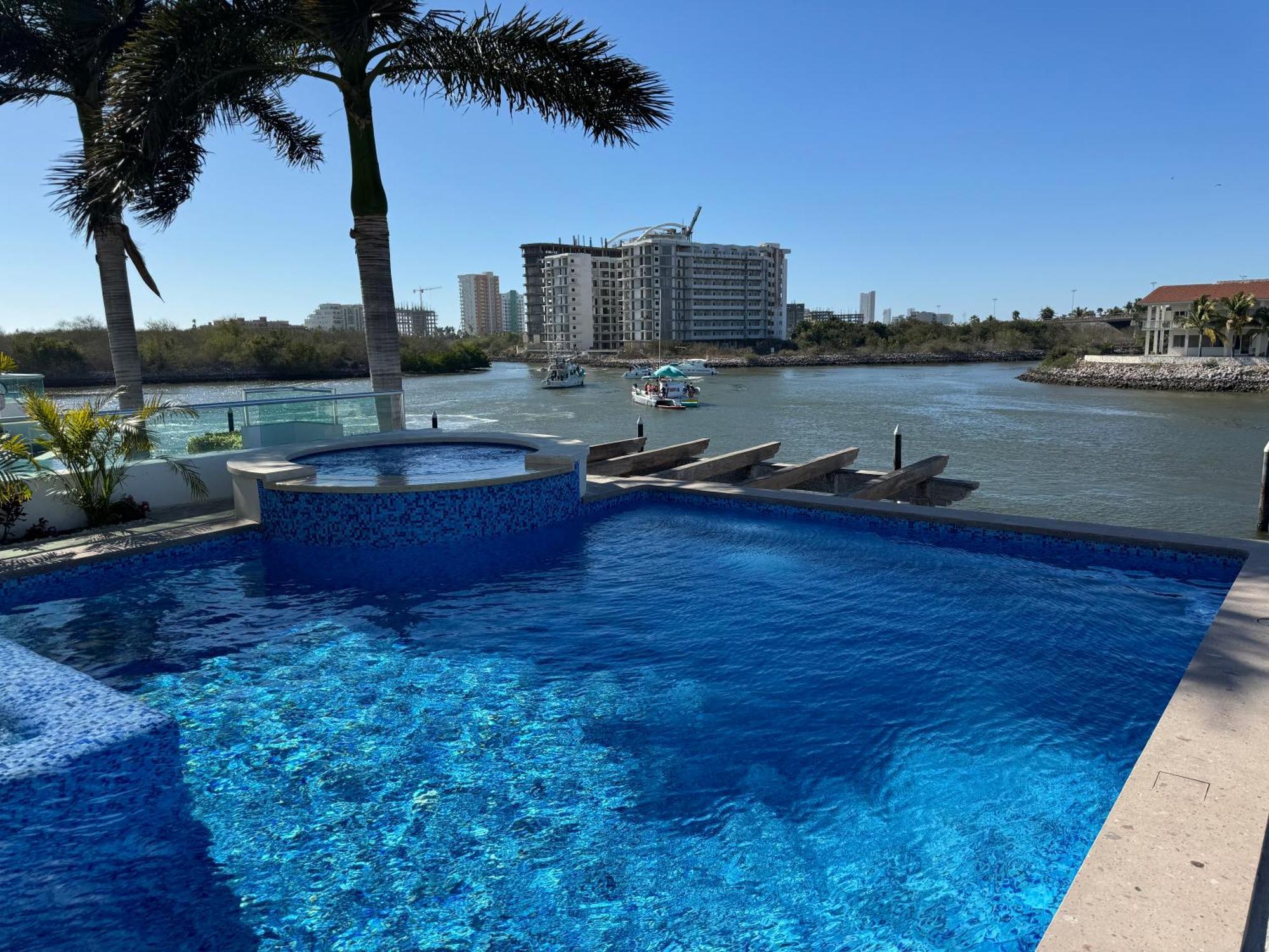 マサトラン Casa Isla Marina Vista Al Mar 20 Personasヴィラ エクステリア 写真