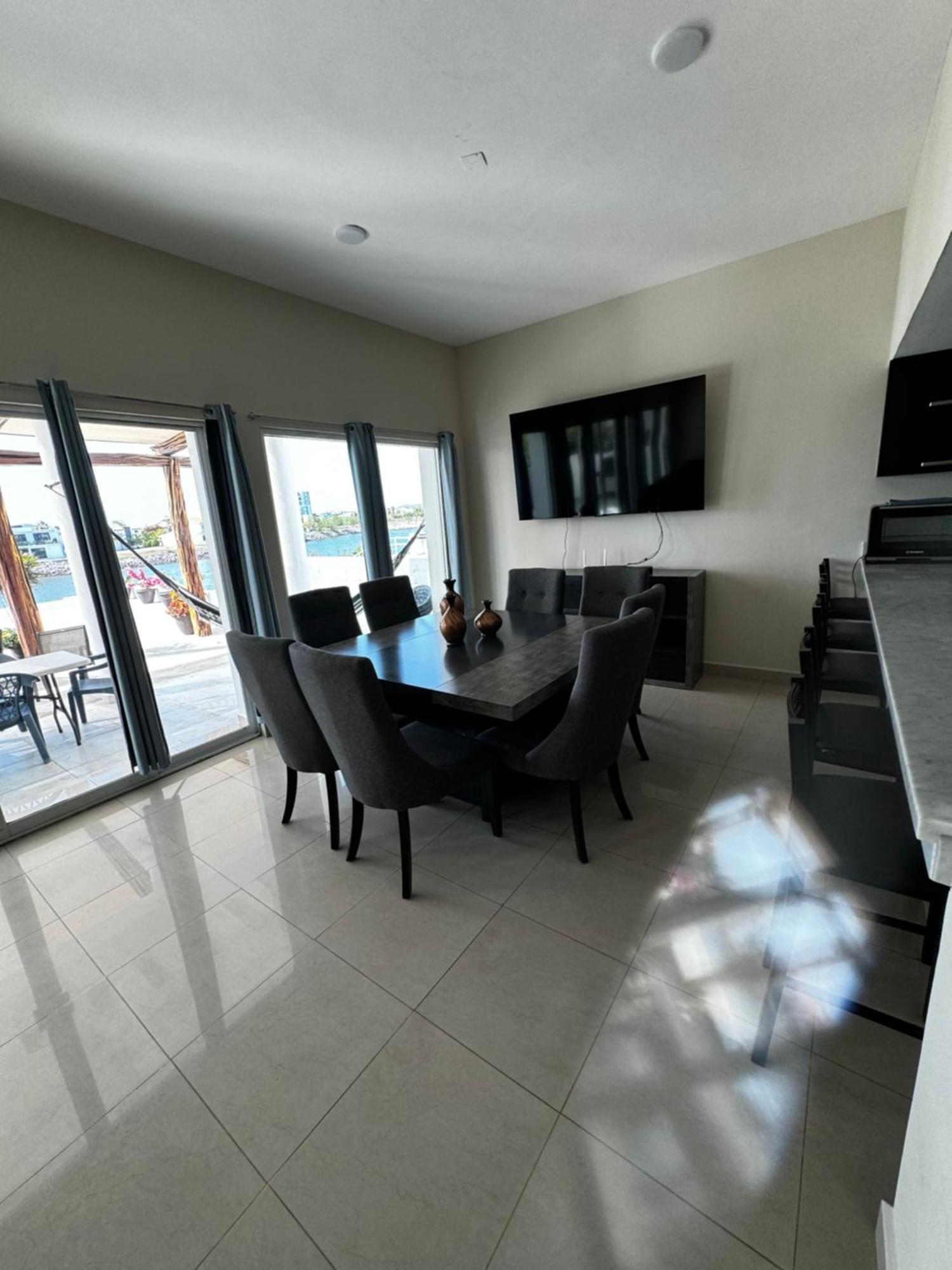 マサトラン Casa Isla Marina Vista Al Mar 20 Personasヴィラ エクステリア 写真
