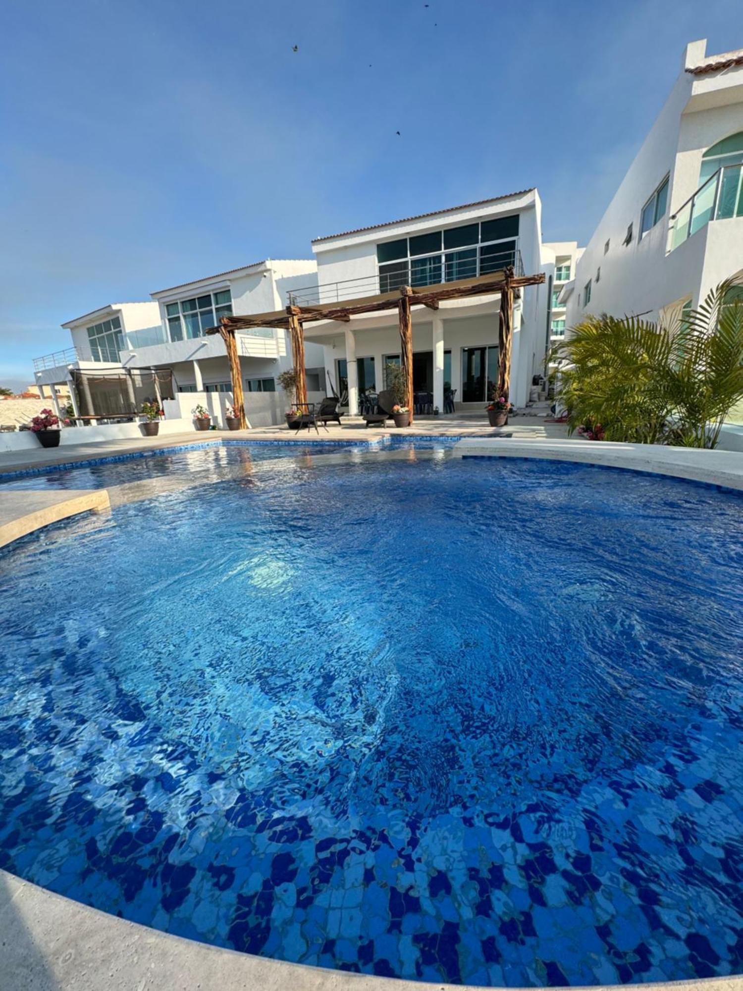 マサトラン Casa Isla Marina Vista Al Mar 20 Personasヴィラ エクステリア 写真