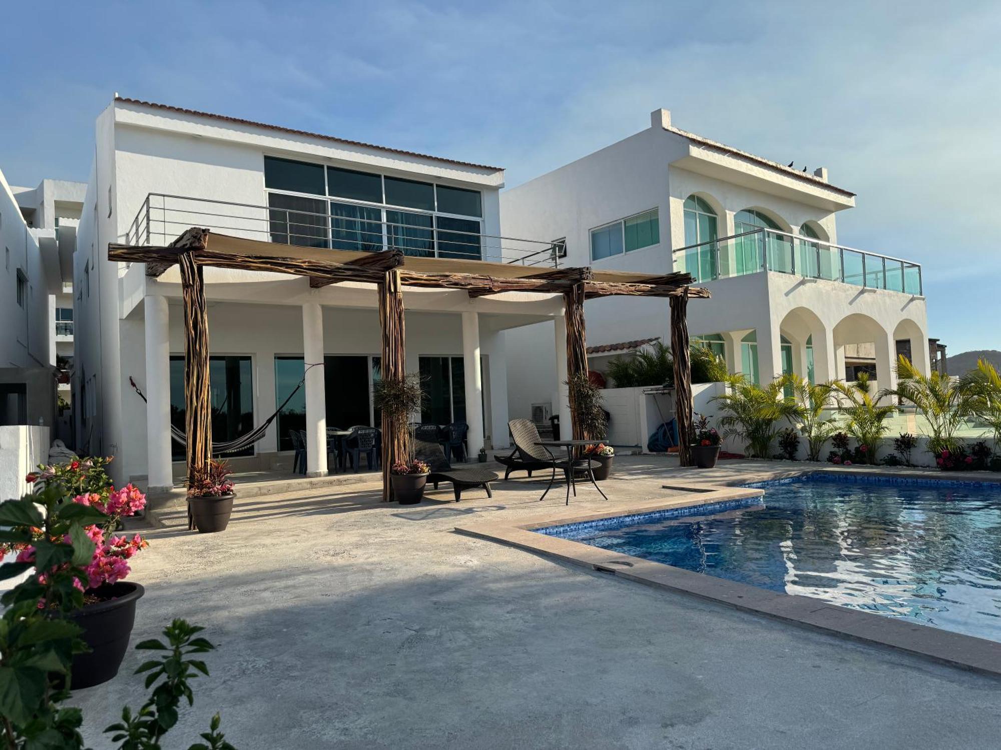 マサトラン Casa Isla Marina Vista Al Mar 20 Personasヴィラ エクステリア 写真