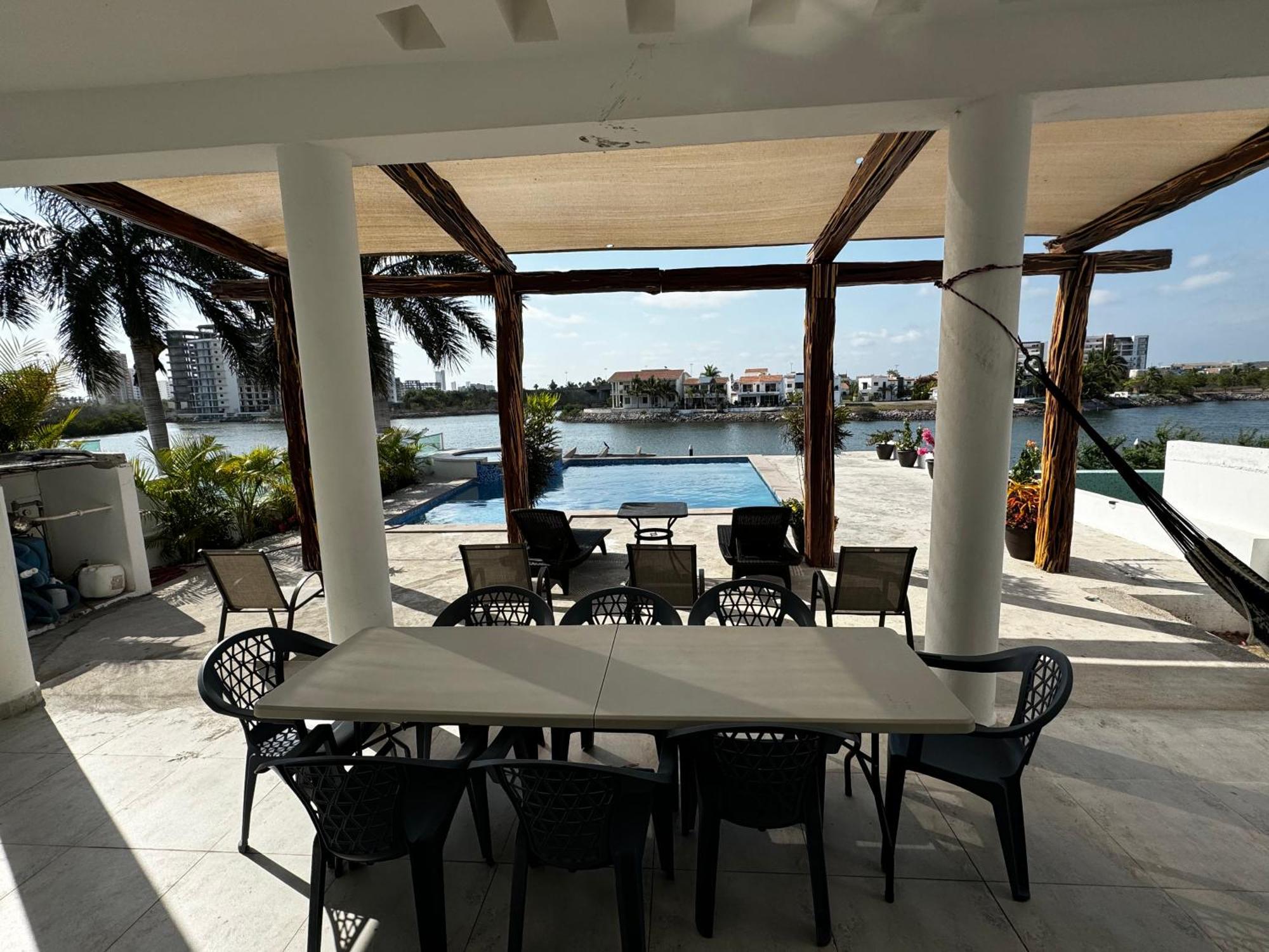 マサトラン Casa Isla Marina Vista Al Mar 20 Personasヴィラ エクステリア 写真